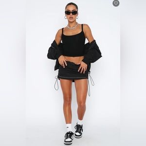 Head In The Game Cargo Mini Skirt